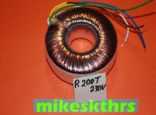 Ringkerntrafo Trafo Sek: 230V - 200VA.......R200T230V       Trenntrafo Sek: 230V