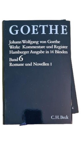 Goethe werke band romane - goethe, 6