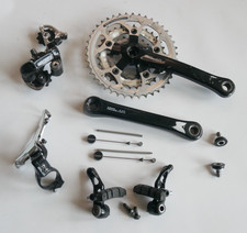 Shimano LX Gruppe M563 560 Kurbel Bremse Schaltwerk schwarz retro mtb vintage