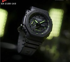 Casio G-Shock CLASSIC GA-2100-1A Herren-Uhr Schwarz Analog Digital NEU& OVP TOP