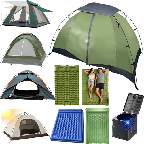 Outdoor camping set mit zelt - outdoor,