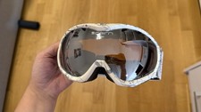 Skibrille Unisex ,silver ,weiß