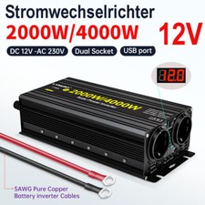 2000W 4000W Wechselrichter 12V