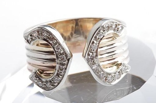 Brillant diamant ring - ring, 22