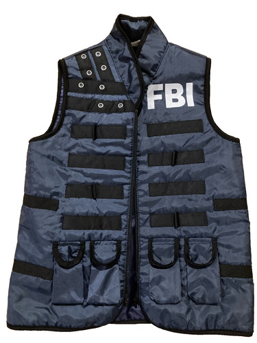 Kinderkostüm fbi weste - -,