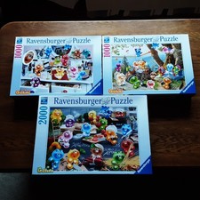 Ravensburger Puzzle Gelini 3 Stück (1 x 2000 + 2 x 1000 Teile)