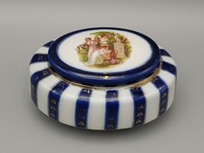 alte Porzellan DECKELDOSE