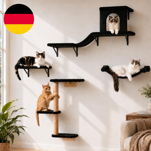 Kletterwand katzen set in - set,, 4-in-1