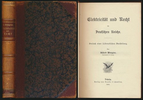 Wengler elektricität und - elektricität,