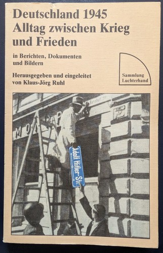 Deutschland 1945 alltag - "deutschland, 1945-alltag