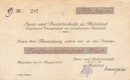 Haseldorf spar und - -, spar-und