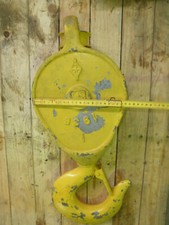 Kranhaken Globenrad Umlenkungrolle Kranflasche Doppelrolle