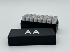 Batterie Akku Aufbewahrungsbox Box Kiste für AA Mignon 24 Stk. mit Deckel