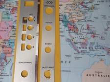 Bedienknöpfe Abdeckung Körting/Neckermann Radio   "Konzert Transistor Bern"