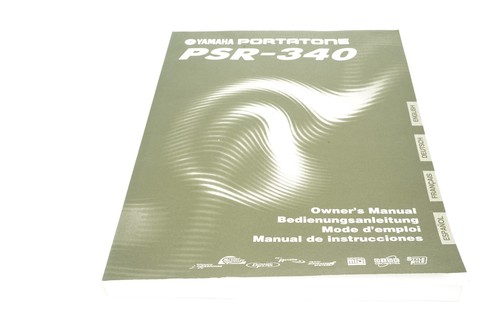 Yamaha portatone psr 340 user - yamaha,