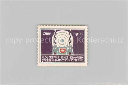 Cham oberpfalz briefmarke - cham,