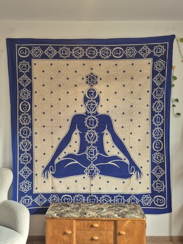 Batiktuch chakra 110x75 - chakra, cm