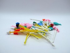 DDR Partyspieße Bowlespieße, Happenspieße Plaste Souvenir 32teiliges Set (477)