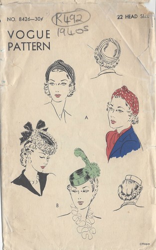 1940s vintage vogue nähen - vogue,