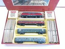 Märklin H0 3121 Set Diesellok V200 + 3 Personenwagen, in OVP #4286