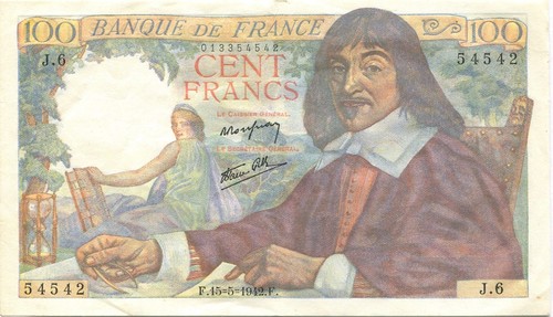 Frankreich billet 100 francs - frankreich,,
