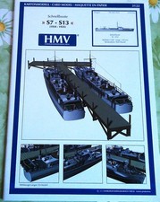 Modellbaubogen Schnellboote S-7 -S13