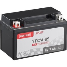Motorradbatterie YTX7A-BS AGM
