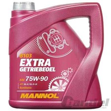 4 LITER GETRIEBEÖL MANNOL SAE 75W-90 API GL 4/GL 5 LS SCHALTGETRIEBE