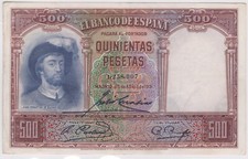 Spanien 500 Pesetas 1931
