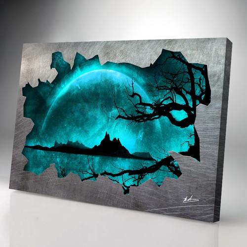Landschaft abstrakt wandbilder - abstrakt,