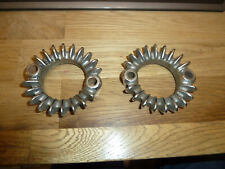 2 Auspuff Krümmer Halter Schellen Motorrad, Honda, vielleicht auch andere