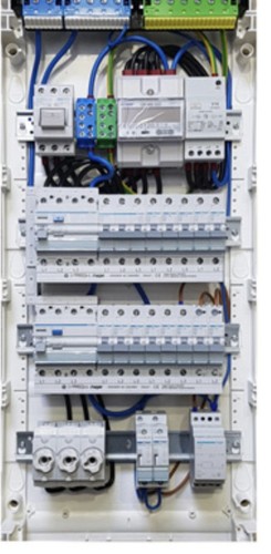 Elektroverteiler bestückt - elektroverteiler,