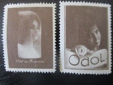 (14727) 2 x Reklamemarke - ODOL