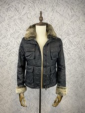 belstaff jacke damen Gold Label Mit Echtfell Biker Jacket Gr. 42 / EU 36  / UK 8
