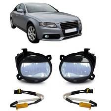 Nebelscheinwerfer LED Smoke schwarz paßt für Audi A4 B8 07-11 A6 4F 08-11 Q5 8R