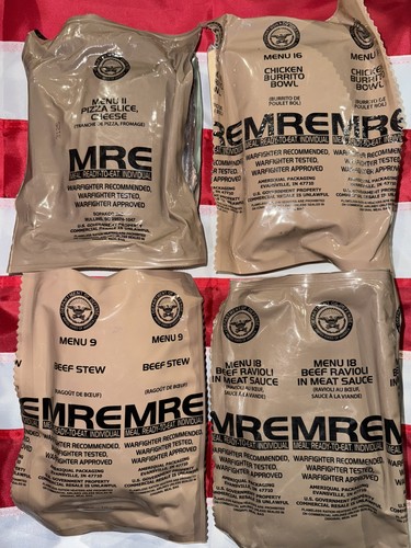 Army mre 4er pack - us, menü