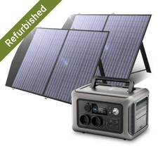 ALLPOWERS 600W Tragbare Powerstation mit Solarpanel Mobile Stromversorgung