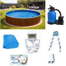 Stahlwandpool Pool Set