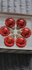  6x  alte Weihnachtskugeln