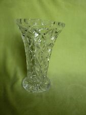 alte Vase 26 cm hoch   Glas /