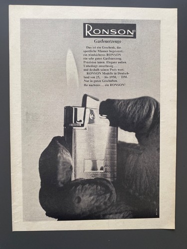 Ronson gasfeuerzeuge feuerzeug - ronson,