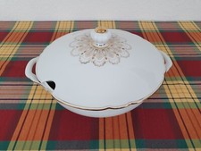 Suppenschüssel von Seltmann Weiden Jnka/Inka Terrine 2 Liter Porzellan Goldrand