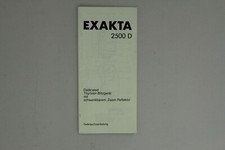 Bedienungsanleitung Exakta