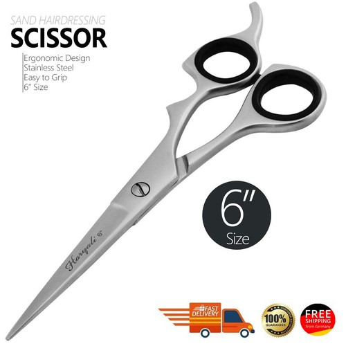 Friseurschere matt silber - friseurschere,,