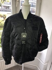Alpha Industries Steppjacke Ma-1 Bomberjacke Jacke Black Gr.M NEU + Etiketten!