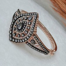 Diamant Stil 18K Rotgold Über