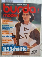 Burda Moden August 1985 mit vielen Infos mit Schnittmuster und Anleitungen 