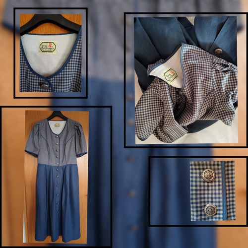 Vintage landhauskleid maxi - vintage,