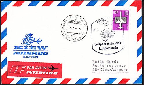 Interflug 1989 berlin - ✈,