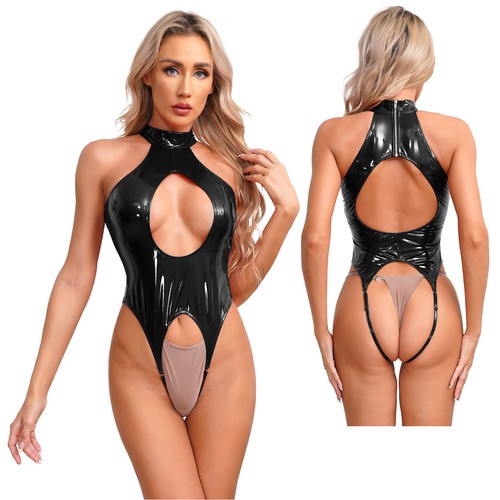 Damen lackleder strumpfhalter - damen,